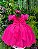 Vestido Ysa Kids Barbie Luxinho Pink Com led - Imagem 3