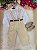 Conjunto Meninos Miss Cherry Leo Suspensorio Palha - Bege - Imagem 5