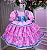 Vestido Bella Child Junino Quermesse Chique + Saiote - Imagem 2