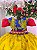 Vestido Marie Temático Realeza Branca De Neve - Imagem 4