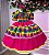 Vestido Junino Mimadine Luxo Priscila Pink - Imagem 4