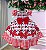 Vestido Junino Tematico Luxo Minnie/Minei Vermelho - Imagem 2
