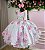 Vestido Bella Child Celina Florido Verde Claro - Imagem 4