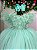 Vestido Menina Bonita Angelie Verde Menta - Imagem 5
