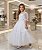 Vestido Bella Child Longo Eva Branco - Imagem 1