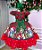Vestido Marie Magia De Natal Vermelho - Imagem 1