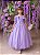 Vestido Banana Club Longo Doce Elegancia Lilas - Imagem 7