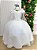 Vestido Banana Club Longo Diamante Branco - Imagem 2