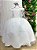 Vestido Banana Club Longo Diamante Branco - Imagem 1