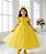 Vestido Banana Club Longo Doce Elegancia Amarelo - Imagem 7