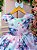 Vestido Tematicos Kids Stitch Lilas - Imagem 5