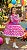 Vestido Bella Child Junino Quermesse do Coração Pink - Imagem 7