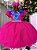 Vestido Tematicos Ysa Kids Lilo Stitch Pink Modelo 4 - Imagem 4