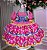 Vestido Bella Child Junino Quermesse Chique Pink - Imagem 2