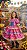 Vestido Bella Child Junino Quermesse Chique Pink - Imagem 6