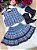 Conjunto Junino Miss Cherry Melissa Xadrez Azul Bebe - Imagem 6