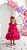 Vestido Vila Lele Jardim das Borboletas Baby Liz Pink - Imagem 3