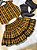 Conjunto Junino Miss Cherry Melissa Xadrez Amarelo - Imagem 4