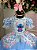 Vestido Junino Tematico Luxo Lilo Stitch Azul Bebe - Imagem 2