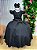 Vestido Ysa Kids Ariane Longo Preto - Imagem 1