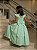 Vestido Ysa Kids Ariane Longo Verde Oliva - Imagem 7