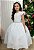 Vestido Ysa Kids Ariane Longo Branco - Imagem 9