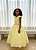 Vestido Ysa Kids Ariane Longo Amarelo - Imagem 7