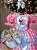 Vestido Junino Tematico Luxo Lilo Stitch Rosa Bebe - Imagem 7