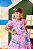 Vestido Junino Tematico Luxo Lilo Stitch Rosa Bebe - Imagem 6