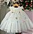 Vestido Vila Lele Jardim das Borboletas Baby Liz Off - Imagem 10
