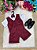 Conjunto Social Miss Cherry Leandro Colete Marsala - Imagem 3