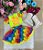 Conjunto Junino Banana Club Luxo Manu Verde Neon - Imagem 2