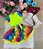 Conjunto Junino Banana Club Luxo Manu Verde Neon - Imagem 6