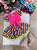 Conjunto Junino Banana Club Luxo Manu Rosa Neon - Imagem 5