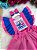 Romper/Vestido Princesa Belli Tematico Stitch e Angel - Imagem 1