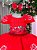 Vestido Mimadine Melina Vermelho Natal - Imagem 4