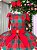 Vestido Marie Madeline Ursinho Xadrez Vermelho - Natal - Imagem 8