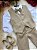 Conjunto Miss Cherry Social Leonardo Colete Bege - Marrom - Imagem 2