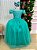 Vestido Enjoy Longo Gabriela Verde Tiffany - Imagem 4