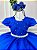 Vestido Ysa Kids Azul Royal Peito Perolas - Imagem 7