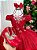 Vestido Vila Lele Longo Jardim Encantado Borboletas Vermelho - Imagem 4