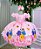 Vestido Tematicos Ysa Kids Bolofofos - Bolo Fofos Rosa - Imagem 4