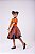 Fantasia Halloween Menina Bruxinha Laranja - Imagem 3