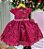 Vestido Marie Jardim Encantado Luxo Marsala - Imagem 2