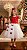 Vestido Juvenil - Midi Vila Lele Sabrina Vermelho e Off - Imagem 3