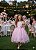 Vestido Juvenil Vila Lele Luiza Rosa Bebe - Imagem 3