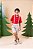 Conjunto Miss Cherry Henry Vermelho Suspensorio Bege - Imagem 1