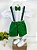 Conjunto Miss Cherry Henry Camisa Branca Suspensorio Verde - Imagem 1