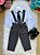Conjunto Meninos Miss Cherry Rafael Suspensorio Preto - Imagem 1