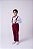 Conjunto Meninos Miss Cherry Leo Suspensorio Marsala - Imagem 1